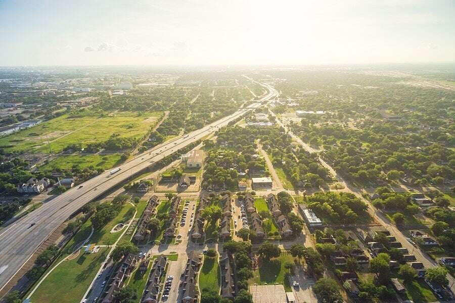 Aerial View of Neighborhood v2